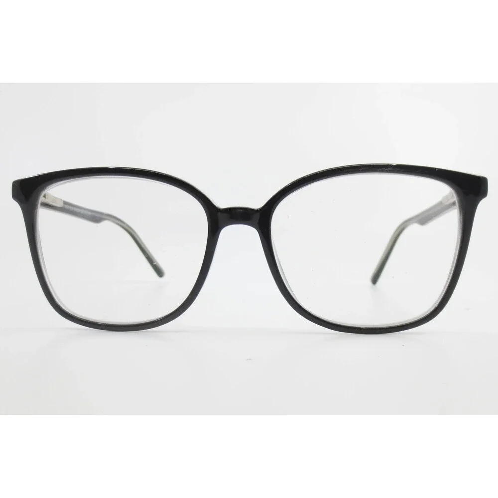 Warby Parker Eyeglasses WP5104 BK/CR Black Crystal Square Frames 52-16-140